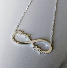 Load image into Gallery viewer, Michif Niiya Infinity Necklace – Sterling Silver
