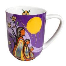 Load image into Gallery viewer, "Gifts from Creator" 16 oz mug by Native artist, Emily Kewageshig - North of Fifty Indigenous Boutique