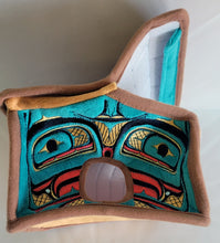 Load image into Gallery viewer, Longhouse play set with 4 finger puppets, a Native artist Bill Helin design - North of Fifty Indigenous Boutique