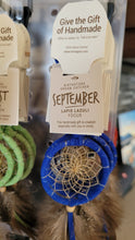Load image into Gallery viewer, Birthstone Dreamcatchers with 2 inch rings/hoops - North of Fifty Indigenous Boutique