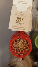 Load image into Gallery viewer, Birthstone Dreamcatchers with 2 inch rings/hoops - North of Fifty Indigenous Boutique