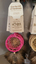 Load image into Gallery viewer, Birthstone Dreamcatchers with 2 inch rings/hoops - North of Fifty Indigenous Boutique