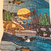 Charger l'image dans la galerie, "All My Relations" Scarf design by Native Artist, Storm Angeconeb - North of Fifty Indigenous Boutique