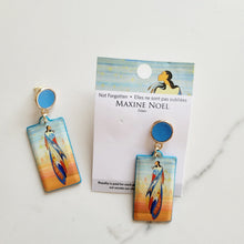 Load image into Gallery viewer, "Not Forgotten" Vegan Leather Earrings, artwork by Native artist Maxine Noel - North of Fifty Indigenous Boutique