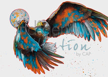 Load image into Gallery viewer, Lunar Ascension Wall Art by Micqaela Jones | Indigenous Art Print Canada