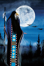 Load image into Gallery viewer, Betty Albert Evening Star Woman Wall Art | Native Art Canada