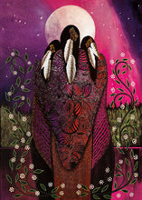 Load image into Gallery viewer, Mother and Daughters by Cree, Native artist, Indigenous Art, Betty Albert, North of Fifty 50