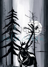 Charger l'image dans la galerie, Caribou indigenous wall art by Diane Levesque Canada