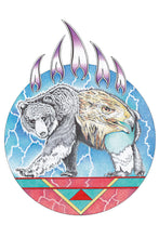 Charger l'image dans la galerie, Spirit Bear by Native artist Hubert V Billy, North of Fifty 50