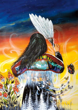 Load image into Gallery viewer, KAREN ERICKSON Framed Art Card Collection - Choose from a selection of 10 different prints indigenous art gift by Karen Erickson Canada