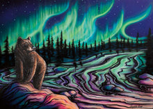 Load image into Gallery viewer, Amy Keller-Rempp Sky Dance - Northern Light Wall Art | Native Art Canada
