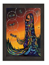 Load image into Gallery viewer, Transformation indigenous wall art by Betty Albert Canada