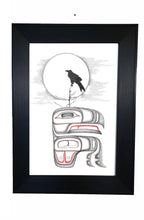 Charger l'image dans la galerie, Charles Silverfox Raven Wall Art | Native Art Canada
