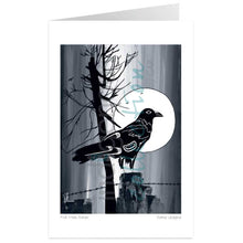 Load image into Gallery viewer, "Full Moon Raven" by Kwakwaka’wakw and French Canadian artist, Diane Levesque