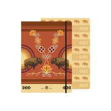 Load image into Gallery viewer, "Buffaloes" Journal by Native Artist,  Storm Angeconeb - North of Fifty Indigenous Boutique