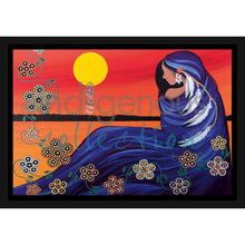 Load image into Gallery viewer, Betty Albert Evening Sun Woman Wall Art | Native Art Canada