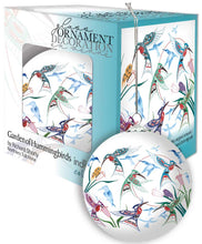 Charger l'image dans la galerie, "Garden of Hummingbirds" Glass Ornament by Native Artist Richard Shorty - pre-order now for October delivery - North of Fifty Indigenous Boutique