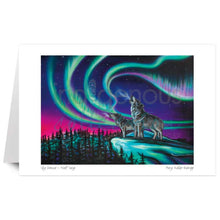 Load image into Gallery viewer, "Sky Dance - Wolf Song" Wall Art by Métis artist Amy Keller-Rempp