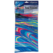 Load image into Gallery viewer, "Reflect and Grow with Love" Tea Towel by Shawna Boulette Grapentine