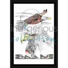 Load image into Gallery viewer, Charlie Silverfox Flying with the Wind Wall Art | Native Art Canada