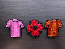 Load image into Gallery viewer, Pink Shirt Beaded Pin - North of Fifty Indigenous Boutique