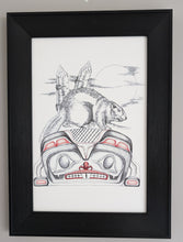 Load image into Gallery viewer, Wall Art - Beaver Making Home by Native Artist Charles Silverfox - North of Fifty Indigenous Boutique