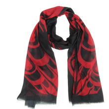 Charger l'image dans la galerie, Eagle Heart scarf by Roy Henry Vickers
