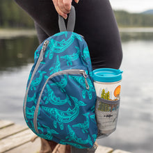 Load image into Gallery viewer, Sling Back Pack -  Humpback Whale by Haida artist Gordon White - North of Fifty Indigenous Boutique
