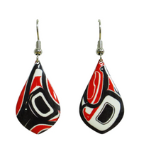 Load image into Gallery viewer, Salmon Earrings Gitksan artist