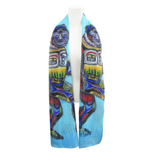 Charger l'image dans la galerie, Sasquatch scarf Jessica Somers Native artist North of Fifty