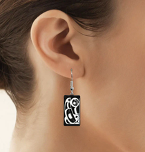 Load image into Gallery viewer, "Raven" Earrings artwork by Native Artist, Roy Henry Vickers - North of Fifty Indigenous Boutique