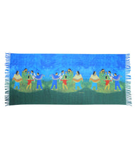Load image into Gallery viewer, "Family Circle" Art Print Shawl, artwork by Native artist Maxine Noel - North of Fifty Indigenous Boutique