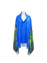 Load image into Gallery viewer, "Family Circle" Art Print Shawl, artwork by Native artist Maxine Noel - North of Fifty Indigenous Boutique