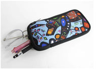 Load image into Gallery viewer, Zippered Accessories Case "Breath of Life" Artwork by Metis Artist Leah Dorion - North of Fifty Indigenous Boutique