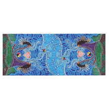 Charger l'image dans la galerie, "Breath of Life" Art Print Eco Scarf, by Métis Artist, Leah Dorion - North of Fifty Indigenous Boutique