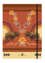 Load image into Gallery viewer, "Buffaloes" Journal by Native Artist,  Storm Angeconeb - North of Fifty Indigenous Boutique