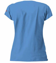 Load image into Gallery viewer, Celestial Bear, Women's Vneck Tshirt, by Kim McDonough - North of Fifty Indigenous Boutique