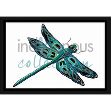 Load image into Gallery viewer, Dragonfly by Kwakwaka’wakw and French Canadian artist, Diane Levesque