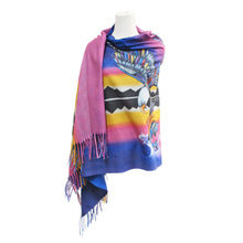 Charger l'image dans la galerie, "Eagle" Eco-Shawl by Indigenous Artist, Jessica Somers - North of Fifty Indigenous Boutique