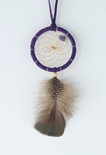 Load image into Gallery viewer, Birthstone Dreamcatchers with 2 inch rings/hoops - North of Fifty Indigenous Boutique