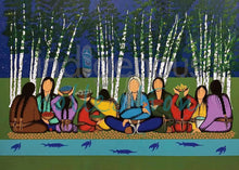 Load image into Gallery viewer, "Giving Thanks for Who We Are" Wall Art by Cree/Ojibway artist Simone McLeod