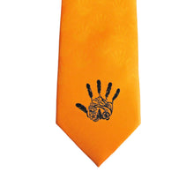 Load image into Gallery viewer, "Gitxsan Hand" Silk Tie by Michelle Stoney - North of Fifty Indigenous Boutique