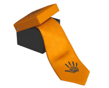 Load image into Gallery viewer, "Gitxsan Hand" Silk Tie by Michelle Stoney - North of Fifty Indigenous Boutique