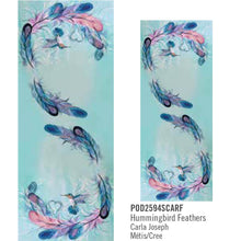 Charger l'image dans la galerie, Hummingbird Feathers Eco Scarf by Carla Joseph