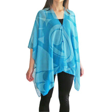 Load image into Gallery viewer, Hummingbird Sheer Kimono Scarf