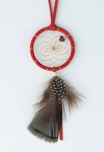Load image into Gallery viewer, Birthstone Dreamcatchers with 2 inch rings/hoops - North of Fifty Indigenous Boutique