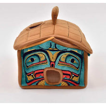 Load image into Gallery viewer, Longhouse play set with 4 finger puppets, a Native artist Bill Helin design - North of Fifty Indigenous Boutique