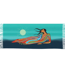 Load image into Gallery viewer, Mother Earth Native artist, Indigenous Art, Sioux, Maxine Noel, Shawl