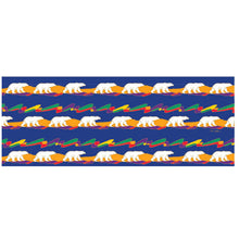 Charger l'image dans la galerie, "Polar Bear" Eco scarf by Indigenous Artist Dawn Oman - North of Fifty Indigenous Boutique