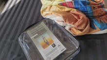 Load and play video in Gallery viewer, Not Forgotten Faux Rabbit Throw, artwork by Native Artist Maxine Noel